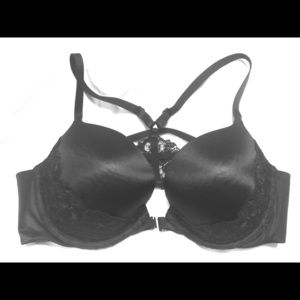 Black lace front clasp Victoria Secret bra